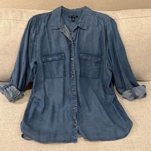 Gap Denim Button Down, Sz XL